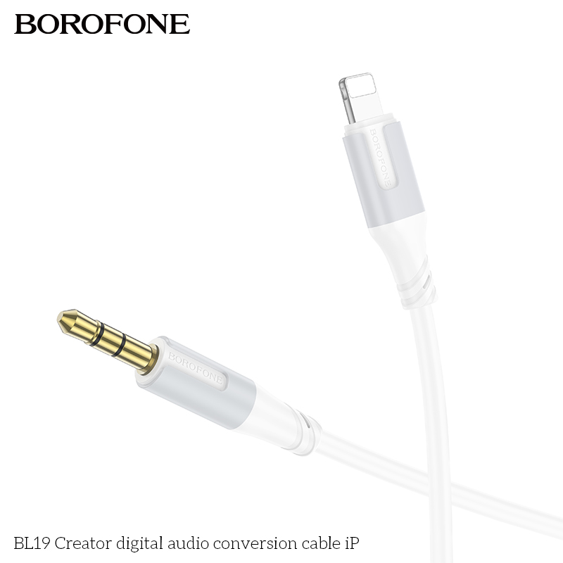 BOROFONE BL19 Creator Lightning to 3.5 mm audio cable NZ 4
